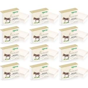 Agarta El Yapımı Doğal Sabun 150GR Eşek Sütü (12 Li Set)