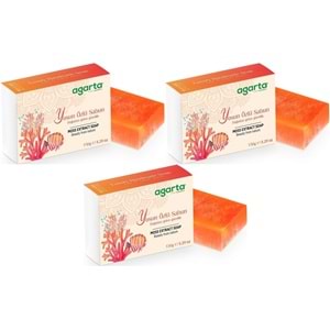 Agarta El Yapımı Doğal Sabun 150GR Yosun Özlü (3 Lü Set)