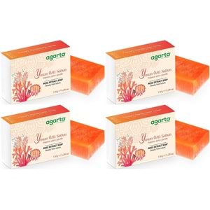 Agarta El Yapımı Doğal Sabun 150GR Yosun Özlü (4 Lü Set)