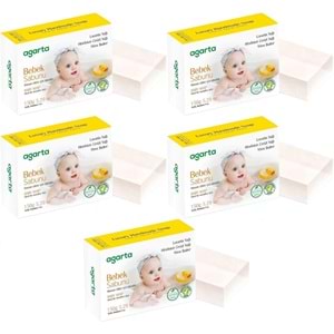 Agarta El Yapımı Doğal Sabun 150GR Bebek (5 Li Set)