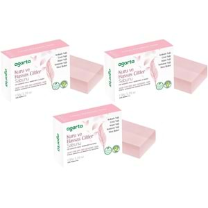 Agarta El Yapımı Doğal Sabun 150GR Kuru ve Hassas Ciltler (3 Lü Set)