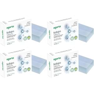 Agarta El Yapımı Doğal Sabun 150GR Kollajen (4 Lü Set)