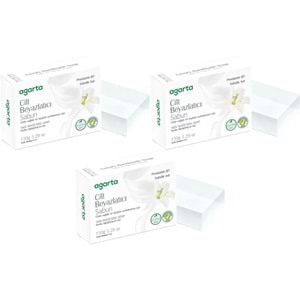 Agarta El Yapımı Doğal Sabun 150GR Cilt Beyazlatıcı (3 Lü Set)