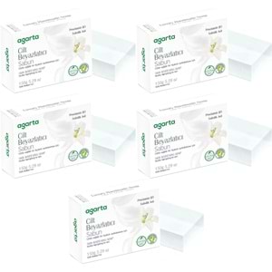 Agarta El Yapımı Doğal Sabun 150GR Cilt Beyazlatıcı (5 Li Set)