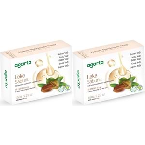 Agarta El Yapımı Doğal Sabun 150GR Leke (2 Li Set)