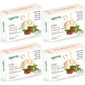 Agarta El Yapımı Doğal Sabun 150GR Leke (4 Lü Set)