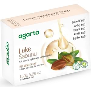 Agarta El Yapımı Doğal Sabun 150GR Leke (9 Lu Set)