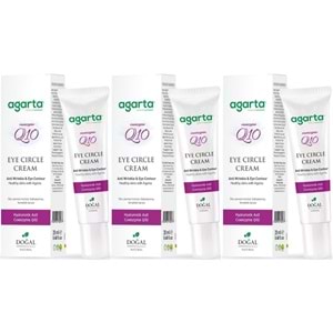 Agarta Doğal Göz Altı Kırışıklık ve Koyu Halka Yaşlandırma Karşıtı Antiaging Kremi 20 ML (3 Lü Set)