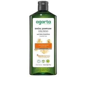 Agarta Doğal Şampuan 400 ML Ardıç Katranı ve Keratin (3 Lü Set)