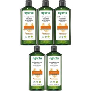 Agarta Doğal Şampuan 400 ML Ardıç Katranı ve Keratin (5 Li Set)