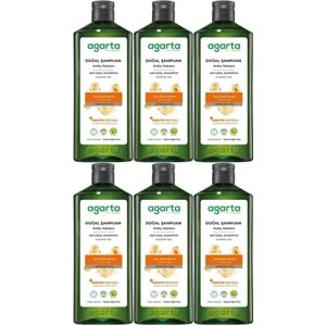Agarta Doğal Şampuan 400 ML Ardıç Katranı ve Keratin (6 Lı Set)