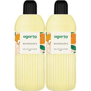Agarta Kolonya 400 ML Mandalina 80 Derece Pet Şişe (2 Li Set)