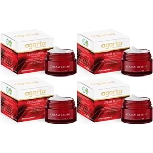 Agarta Doğal Yaşlanma Karşıtı Reishi Kremi 50 ML (Kırışıklık - Dolgunlaştırıcı) (4 Lü Set)