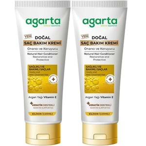 Agarta Doğal Güçlü Bakım Saç Güzelleştirici Krem 250 ML (2 Li Set)