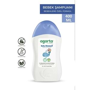 Agarta Doğal Erkek Bebek Çocuk Şampuanı Saç ve Vücut 400 ML (6 Lı Set)