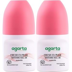 Agarta Roll-On Kadın 50 ML Fresh Flower Sensatıon (24 Saat Etkili Ter Kokusu Önleyici) (2 Li Set)