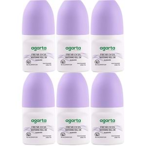 Agarta Roll-On Kadın 50 ML Fresh Lycıa Sensatıon (24 Saat Etkili Ter Kokusu Önleyici) (6 Lı Set)