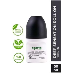 Agarta Roll-On Erkek 50 ML Patchoulı Deep Sensatıon (24 Saat Etkili Ter Kokusu Önleyici) (5 Li Set)