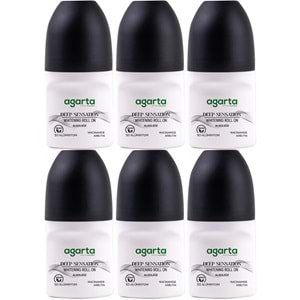 Agarta Roll-On Erkek 50 ML Patchoulı Deep Sensatıon (24 Saat Etkili Ter Kokusu Önleyici) (6 Lı Set)