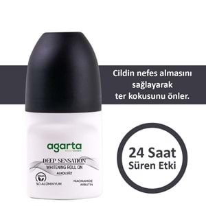 Agarta Roll-On Erkek 50 ML Patchoulı Deep Sensatıon (24 Saat Etkili Ter Kokusu Önleyici) (6 Lı Set)