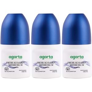 Agarta Roll-On Erkek 50 ML Fresh Sensatıon (24 Saat Etkili Ter Kokusu Önleyici) (3 Lü Set)