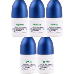 Agarta Roll-On Erkek 50 ML Fresh Sensatıon (24 Saat Etkili Ter Kokusu Önleyici) (5 Li Set)