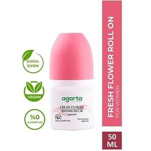 Agarta Roll-On Kadın 50 ML (Fresh Flower-Lycıa-Patchoulı Deep-Sensatıon-Natural) (5 Li Karma Set)