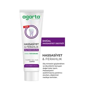 Agarta Doğal Tam koruma Diş Macunu 90 ML Hassasiyet & Ferahlık (4 Lü Set)
