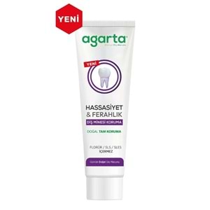 Agarta Doğal Tam koruma Diş Macunu 90 ML Hassasiyet & Ferahlık (4 Lü Set)