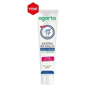Agarta Doğal Tam koruma Diş Macunu 75 ML Ekstra Beyazlık & Onarım - Koruma 90 ML (Karma 2 Li Set)