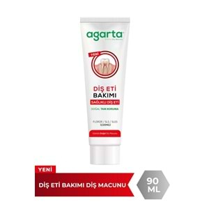 Agarta Doğal Tam koruma Diş Macunu 90 ML Diş Eti Bakımı & Hassasiyet -Ferahlık 90 ML (Karma 2Li Set)