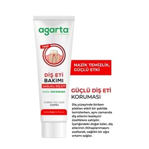 Agarta Doğal Tam koruma Diş Macunu 90 ML Diş Eti Bakımı & Hassasiyet -Ferahlık 90 ML (Karma 2Li Set)