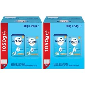 Nutrıcıa Aptamil Pronutra 1050GR (800+250GR) Devam Sütü No:4 (1 Yaş ve Üzeri) Avantaj Pk (2 Li Set)