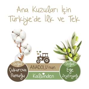 Baby Turco Bebek Bezi Doğadan Beden:1 (2-5Kg) Yeni Doğan 320 Adet Jumbo Ekstra Pk