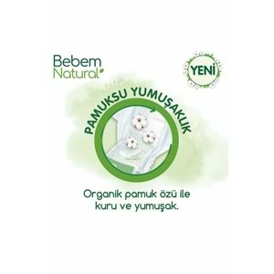Bebem Bebek Bezi Natural 5 Beden 11-18 KG Junior 400 Adet MeGa Ultra Fırsat Pk