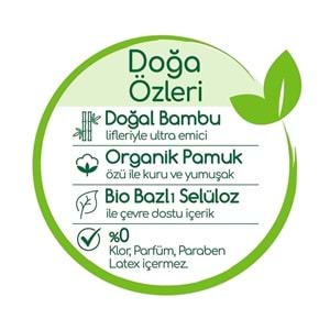 Bebem Bebek Bezi Natural 1 Beden 2-5 KG Yenidoğan 192 Adet Aylık Fırsat Pk