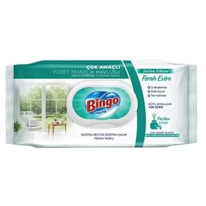 Bingo Clean Yüzey Temizlik Havlusu 96 Yaprak Sevilen Kokular Ferah Evim (3 Lü Set) 288 Yaprak