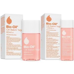Bio-Oil Çatlak Oluşumunu Önleyici Cilt Bakım Yağı Karma 2 Li Set 125ML+60ML (Yeni Formül)