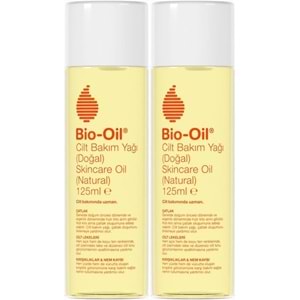 Bio-Oil %100 Natural Çatlak & Leke Karşıtı Nemlendirici Doğal Cilt Bakım Yağı 125ML (2 Li Set)