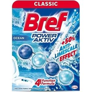 Bref Power Aktiv Klozet Bloğu Okyanus Kokulu (4 Lü Set) (4PK*1)