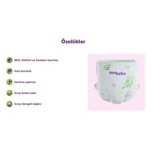 Canbebe Bebek Bezi 6 Beden 15-27 KG Exstra large 310 Adet MeGa Fırsat Pk