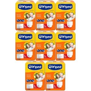 Canped Emici Külot Yetişkin Bezi Büyük-Large 64 Adet (8Pk*8)