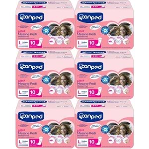 Canped Mesane Pedi Ultra L - Large - Büyük - Yoğun 60 Adet (6PK*10)
