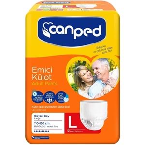 Canped Emici Külot Yetişkin Bezi Büyük-Large 16 Adet (2Pk*8)