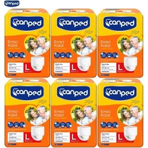 Canped Emici Külot Yetişkin Bezi Büyük-Large 48 Adet (6Pk*8)