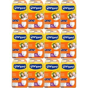 Canped Emici Külot Yetişkin Bezi XL - Ekstra Büyük - Extra Large 96 Adet