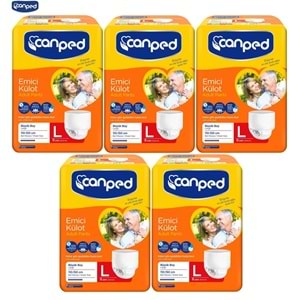 Canped Emici Külot Yetişkin Bezi Büyük-Large 40 Adet (5Pk*8)