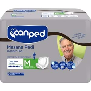 Canped Mesane Pedi Klasik Erkek M - Orta 96 Adet (8PK*12)