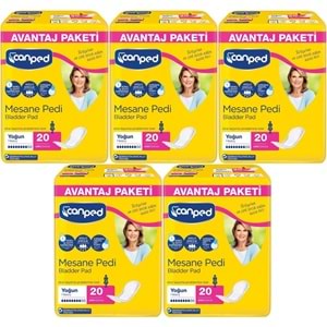 Canped Mesane Pedi Avantaj Pk Klasik L-Büyük Boy Yoğun 100 Adet