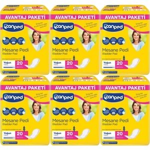 Canped Mesane Pedi Avantaj Pk Klasik L-Büyük Boy Yoğun 120 Adet